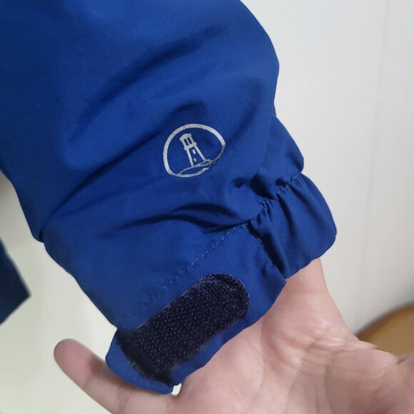 Lands' End Boys Squall Jacket  Size Medium 10-12 Blue *NO LINER - Picture 4 of 16